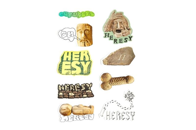 Goodhood x HERESY Capsule Collection Limited Edition Peckham London Shoreditch Curtain Road George Edwards Stonemason Tees Totes Stickers Zine 