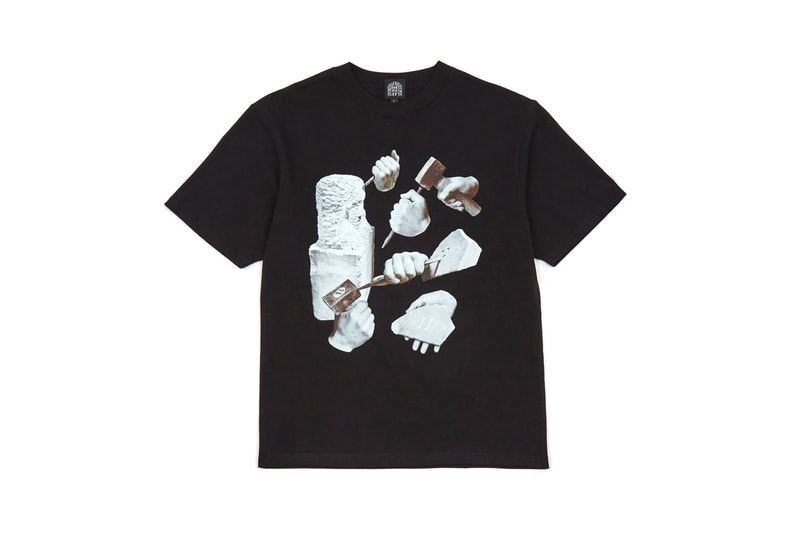 Goodhood x HERESY Capsule Collection Limited Edition Peckham London Shoreditch Curtain Road George Edwards Stonemason Tees Totes Stickers Zine 