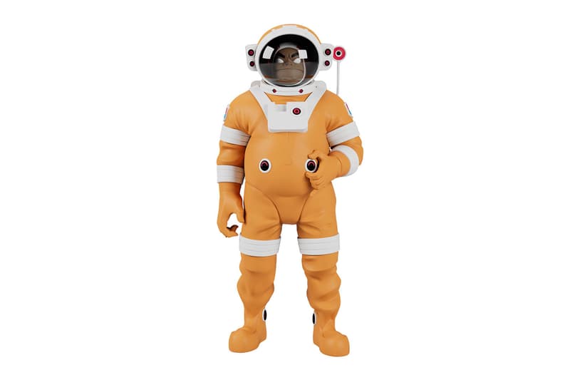 Gorillaz and Superplastic Announce Two Limited-Edition Toy Drops spacesuit set mini blind toymakers iconic band 12 inch vinyl day glow moon landing murdoc russel noodleneon strange timez LED eyesgraviy 17 usd 110 usd release info