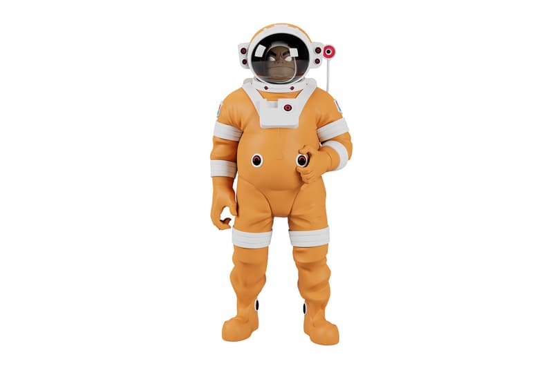 Gorillaz and Superplastic Announce Two Limited-Edition Toy Drops spacesuit set mini blind toymakers iconic band 12 inch vinyl day glow moon landing  murdoc russel noodleneon strange timez LED eyesgraviy 17 usd 110 usd release info