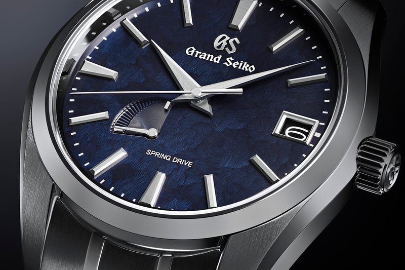 New Grand Seiko Spring Drive Brings Together 15th Century Indigo Dye and Fan Favorite Rock Texture