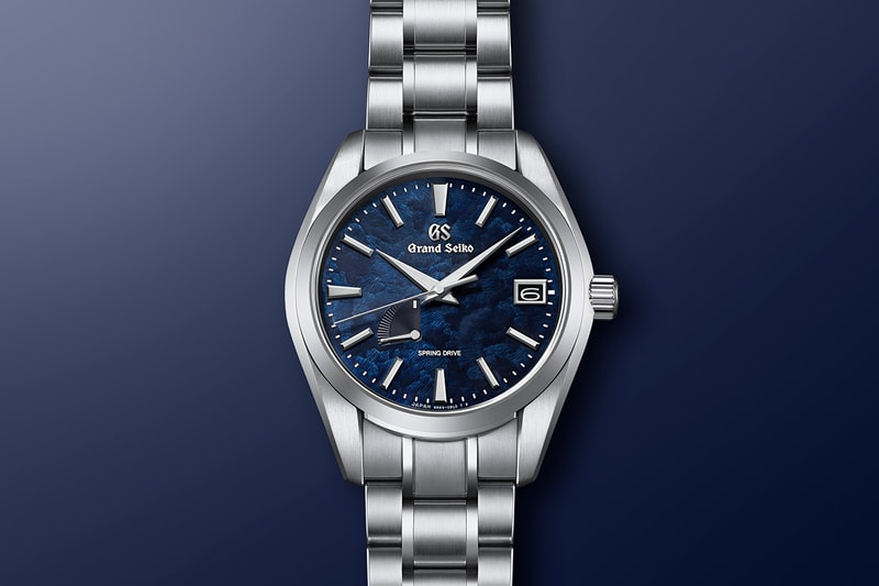 New Grand Seiko Spring Drive Brings Together 15th Century Indigo Dye and Fan Favorite Rock Texture