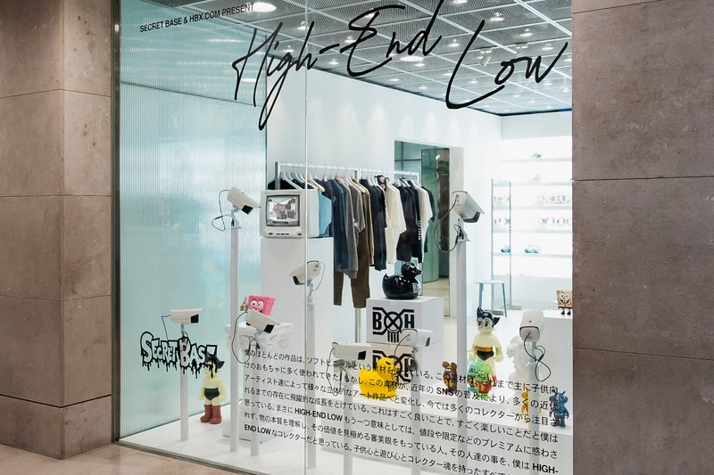 HBX collaborates with secret base harajuku toy company high end low vinyl models hiddy spongbob astro boy marshmallow man rat fink glue x-ray gashapon verdy bounty hunter raffle plush dolls vinyls release event info