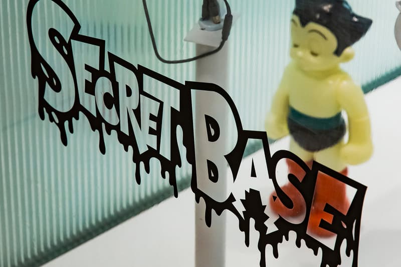 HBX collaborates with secret base harajuku toy company high end low vinyl models hiddy spongbob astro boy marshmallow man rat fink glue x-ray gashapon verdy bounty hunter raffle plush dolls vinyls release event info