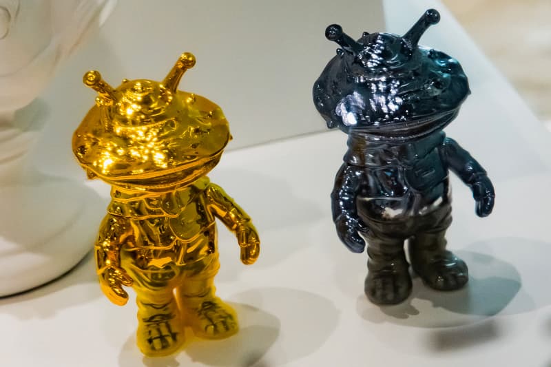 HBX collaborates with secret base harajuku toy company high end low vinyl models hiddy spongbob astro boy marshmallow man rat fink glue x-ray gashapon verdy bounty hunter raffle plush dolls vinyls release event info