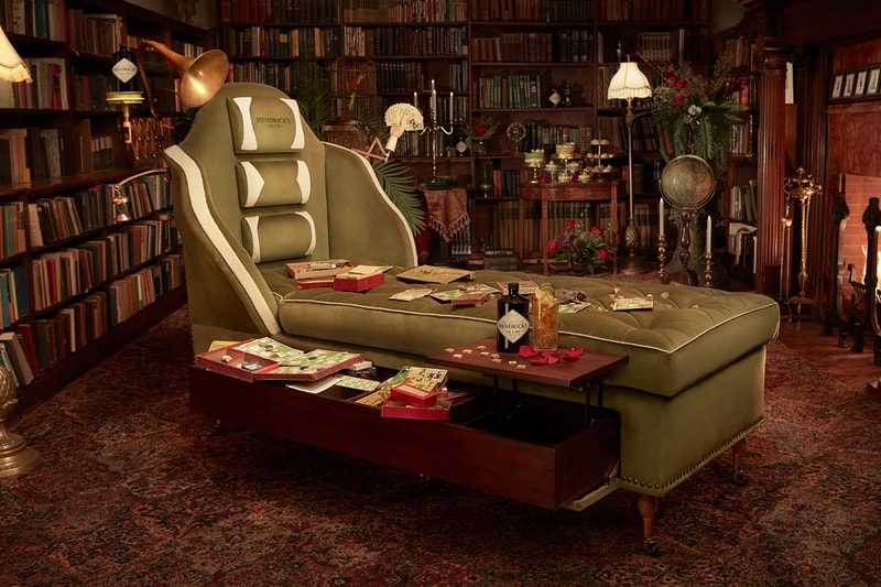 Hendrick's Gin's First Ever Gaming Chair Will Set You Back $4,000 USD alcohol scottish gin-maker bar cart unplugged play loungeing cocktails 