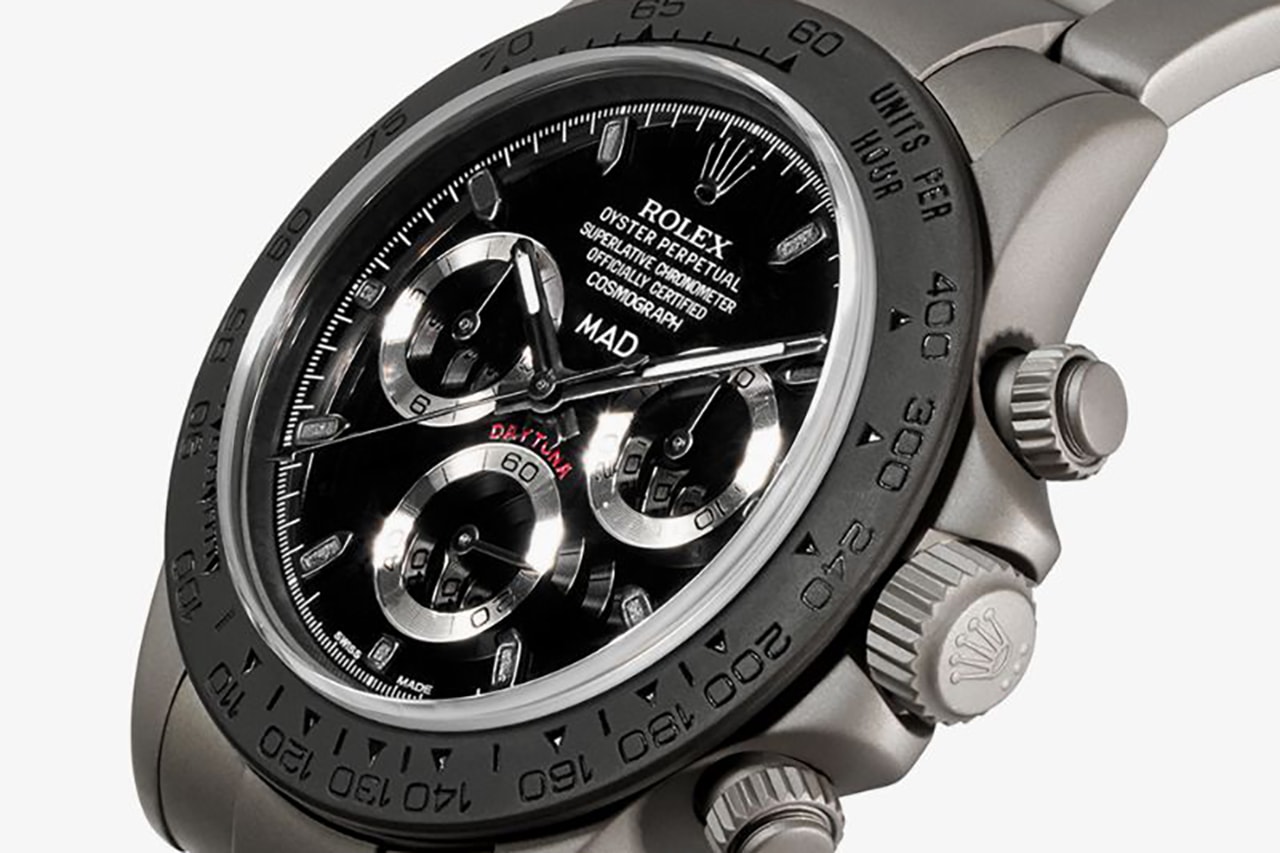 Hottest Custom Watch Drops At Browns From Rolex And Audemars Piguet mad paris luxury horology
