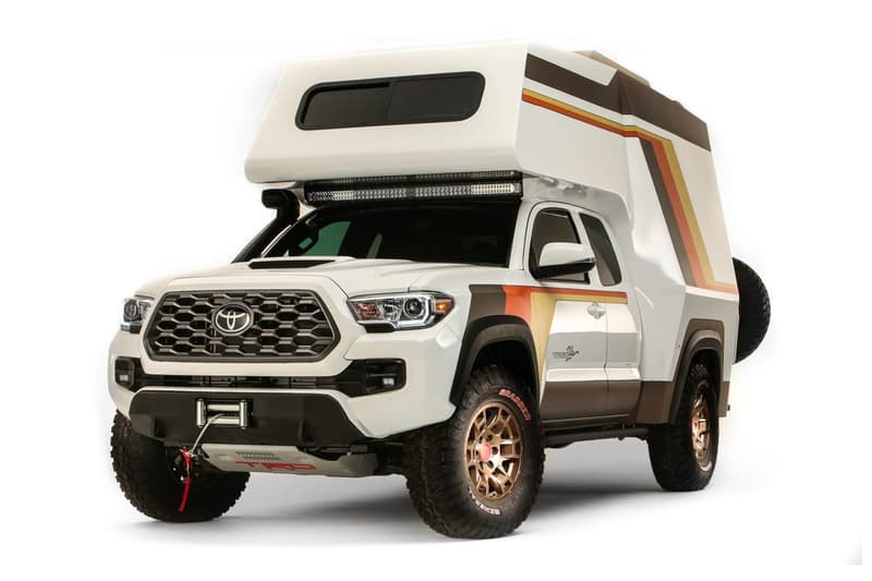 Toyota 2021 SEMA Tacozilla Tacoma Camper Overlanding Rig info trucks 4x4