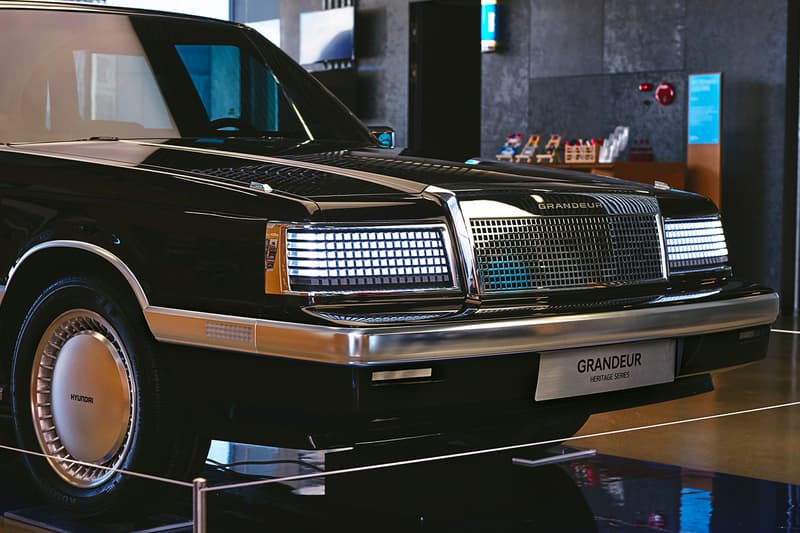 Hyundai Grandeur Heritage Series Electric Restomod Closer Look Info Unveil Photos Images