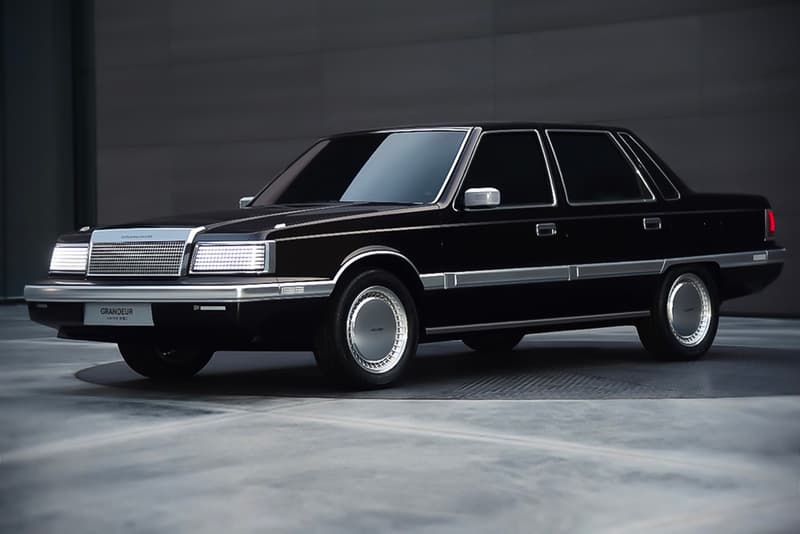 Hyundai Grandeur Heritage Series Electric Restomod Unveil Info Photos Images