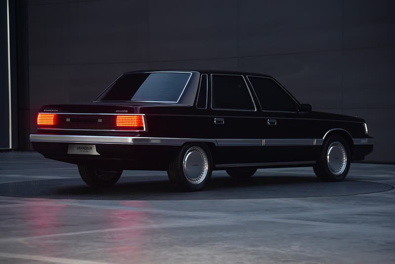 Hyundai Grandeur Heritage Series Electric Restomod Unveil Info Photos Images