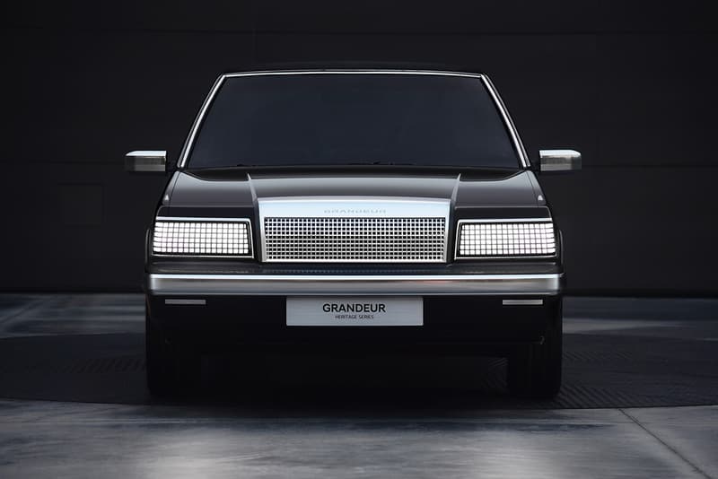 Hyundai Grandeur Heritage Series Electric Restomod Unveil Info Photos Images