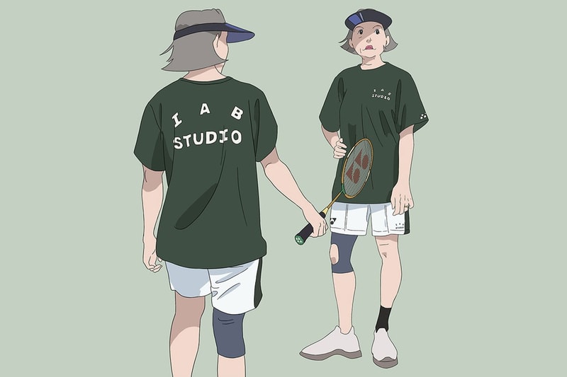 IAB Studio x Yonex Collection Release Info fashion sport design badminton japan korea game shirts pullover sweatshirt shorts NANOFLARE IAB Double Racquet camel white green