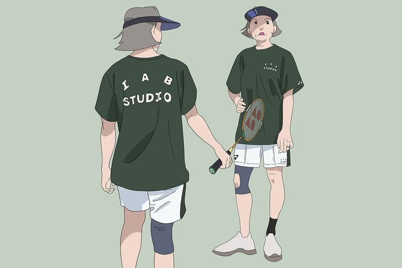 IAB Studio x Yonex Collection Release Info fashion sport design badminton japan korea game shirts pullover sweatshirt shorts NANOFLARE IAB Double Racquet camel white green