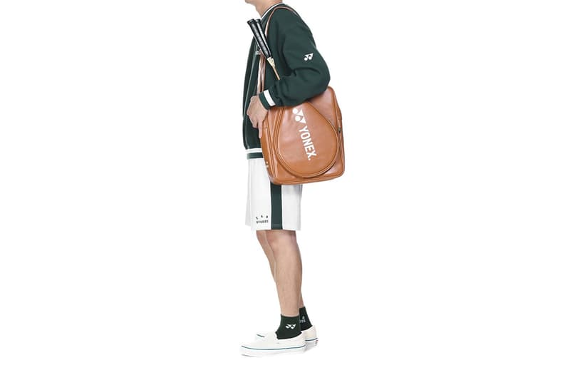 IAB Studio x Yonex Collection Release Info fashion sport design badminton japan korea game shirts pullover sweatshirt shorts NANOFLARE IAB Double Racquet camel white green