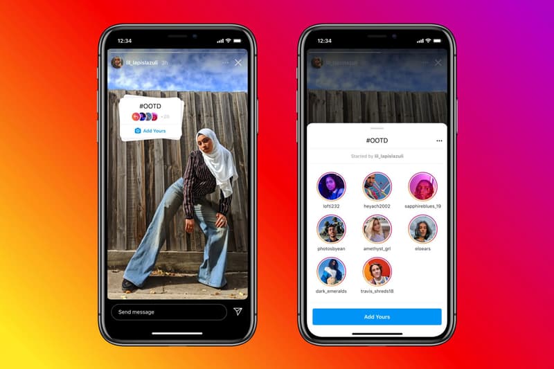 Instagram Launches 'Add Yours' Sticker to Promote More Engagement on Stories