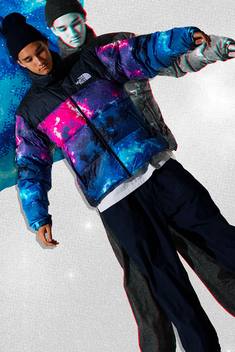 Invincible the north face 2021 joint collaboration capsule fw21 metaverse explorer the backstreet future virtual mountain light jacket nuptse jacket akio hasegawa shanghai chengdu taipei release info