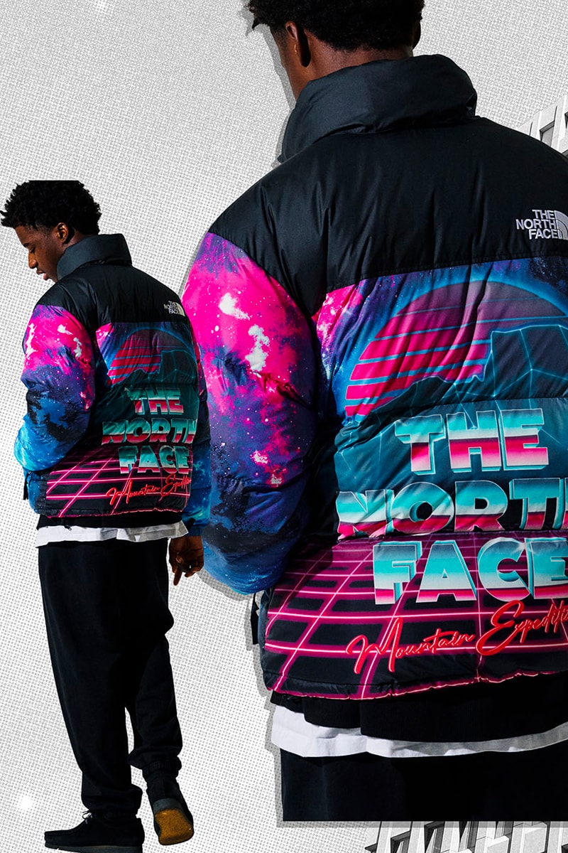 Invincible the north face 2021 joint collaboration capsule fw21 metaverse explorer the backstreet future virtual mountain light jacket nuptse jacket akio hasegawa shanghai chengdu taipei release info