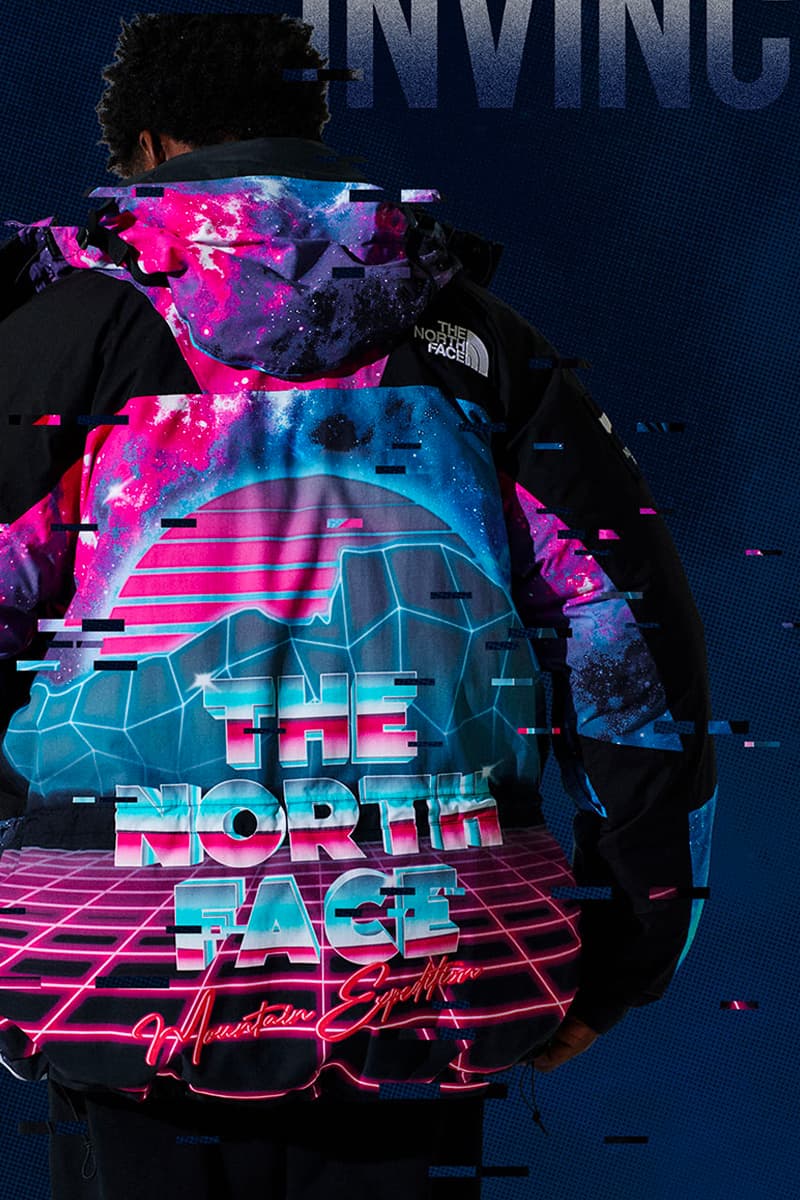 Invincible the north face 2021 joint collaboration capsule fw21 metaverse explorer the backstreet future virtual mountain light jacket nuptse jacket akio hasegawa shanghai chengdu taipei release info