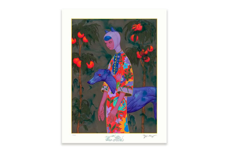 James Jean 'Hound II' Exclusive Screenprint Artwork