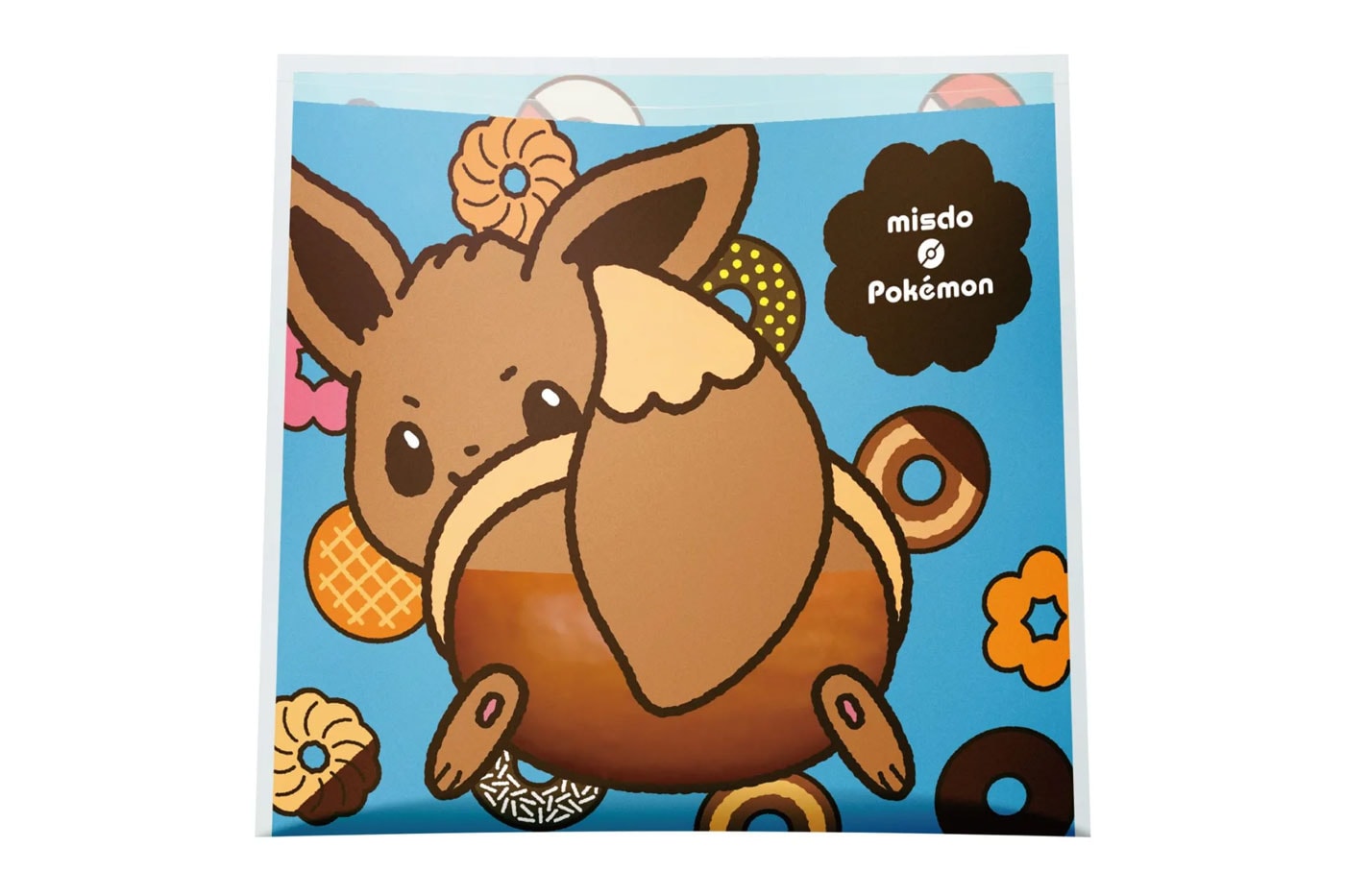 Japanese Mister Donut Chain Adds Pokémon Doughnuts to Their Repertoire eevee piplup pachirisu glaceon tokyo japan