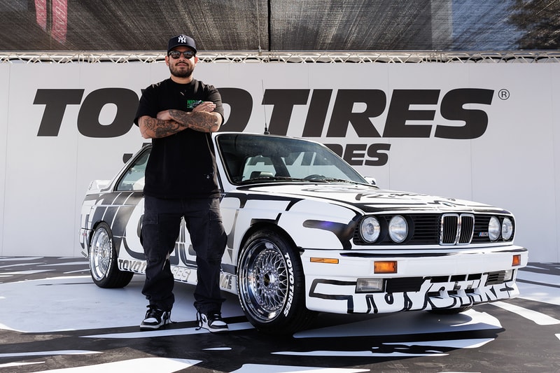 Toyo Tires Showcases a Custom 1989 BMW E30 M3 by Joshua Vides BBS Spunge RTI Racing Rally Car livery traffic cone black and white hand drawn  hr springs rs wheels donuts showcase news