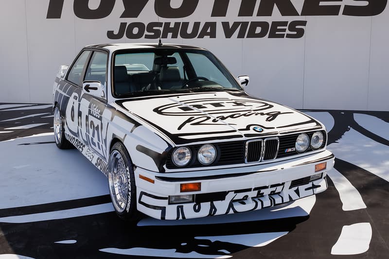 Toyo Tires Showcases a Custom 1989 BMW E30 M3 by Joshua Vides BBS Spunge RTI Racing Rally Car livery traffic cone black and white hand drawn  hr springs rs wheels donuts showcase news