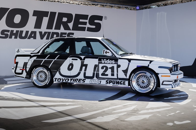 Toyo Tires Showcases a Custom 1989 BMW E30 M3 by Joshua Vides BBS Spunge RTI Racing Rally Car livery traffic cone black and white hand drawn  hr springs rs wheels donuts showcase news