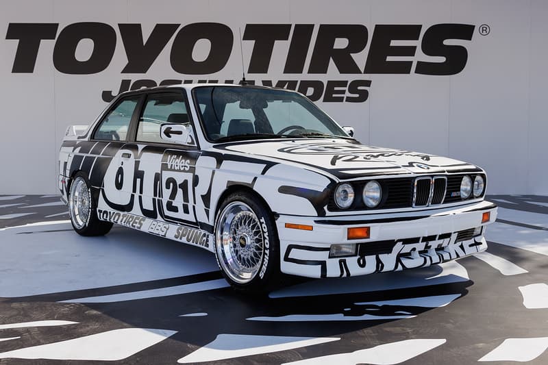 Toyo Tires Showcases a Custom 1989 BMW E30 M3 by Joshua Vides BBS Spunge RTI Racing Rally Car livery traffic cone black and white hand drawn  hr springs rs wheels donuts showcase news