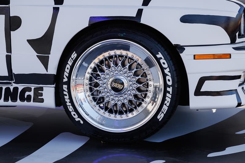 Toyo Tires Showcases a Custom 1989 BMW E30 M3 by Joshua Vides BBS Spunge RTI Racing Rally Car livery traffic cone black and white hand drawn  hr springs rs wheels donuts showcase news