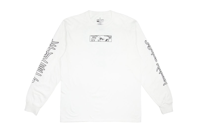 Crunchyroll Launches its Second Jujutsu Kaisen Capsule  streetwear line crunchy loves long sleeve shirt yuji itadori satoru gojo nobara kugisaki yuji crew sweatshirts I don't want to regret the way I've lived yellow six eye beanie release info 