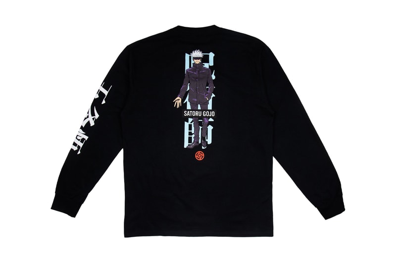 Crunchyroll Launches its Second Jujutsu Kaisen Capsule  streetwear line crunchy loves long sleeve shirt yuji itadori satoru gojo nobara kugisaki yuji crew sweatshirts I don't want to regret the way I've lived yellow six eye beanie release info 