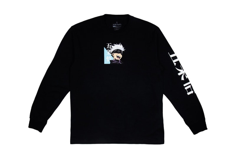 Crunchyroll Launches its Second Jujutsu Kaisen Capsule  streetwear line crunchy loves long sleeve shirt yuji itadori satoru gojo nobara kugisaki yuji crew sweatshirts I don't want to regret the way I've lived yellow six eye beanie release info 