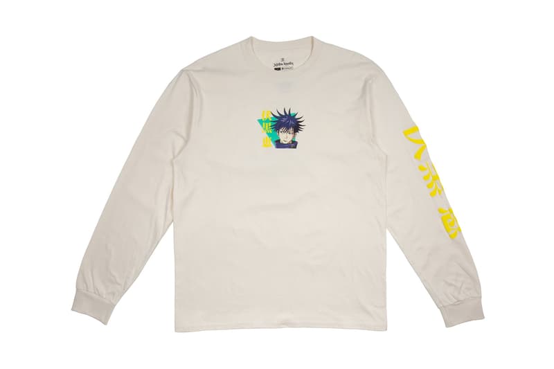 Crunchyroll Launches its Second Jujutsu Kaisen Capsule  streetwear line crunchy loves long sleeve shirt yuji itadori satoru gojo nobara kugisaki yuji crew sweatshirts I don't want to regret the way I've lived yellow six eye beanie release info 