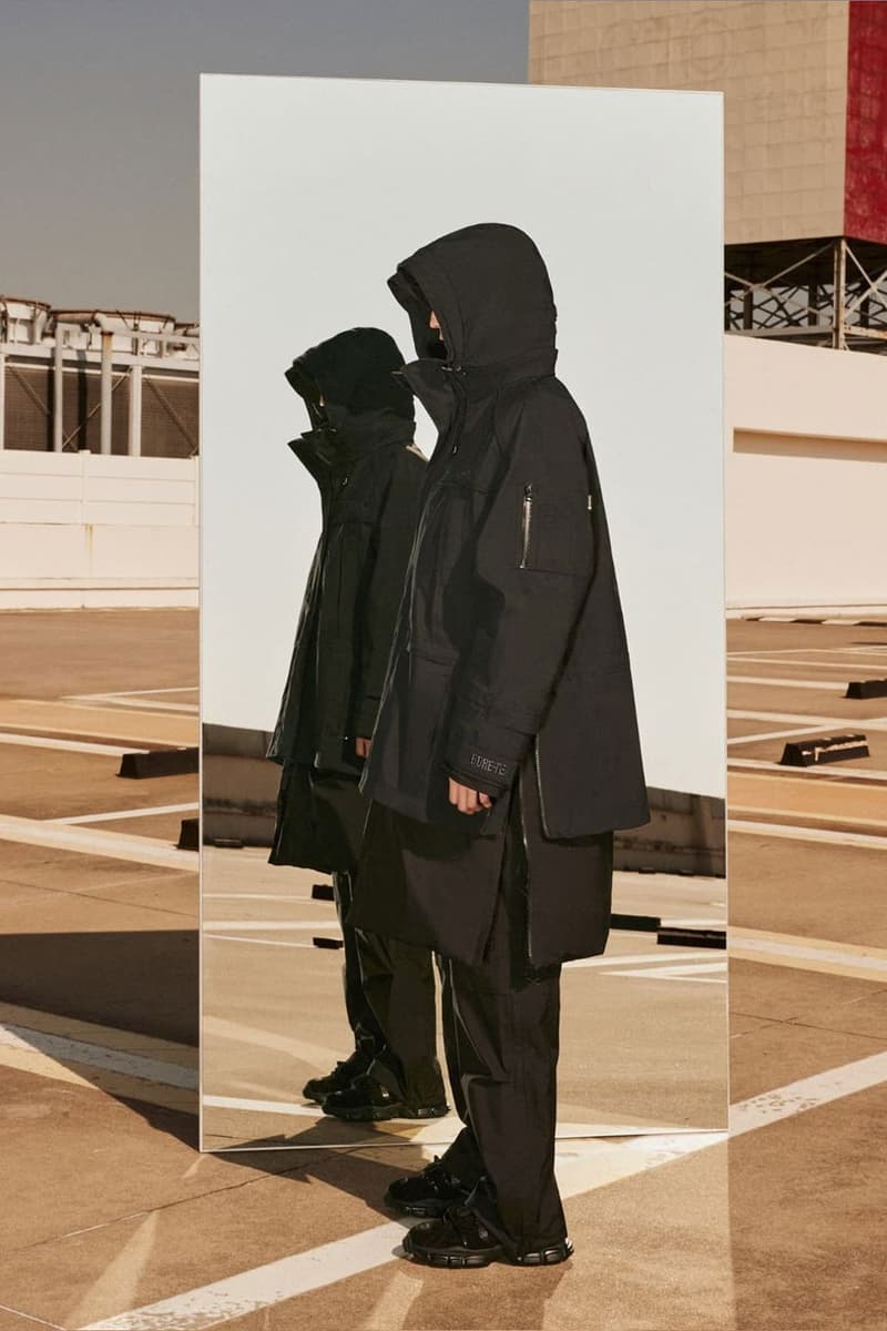 JUUN. J and GORE-TEX Tease Upcoming Technical Focused Collaboration south korea breathable weather ready lookbook capsule collection utility FW21 GORPCORE collection fall winter 2021