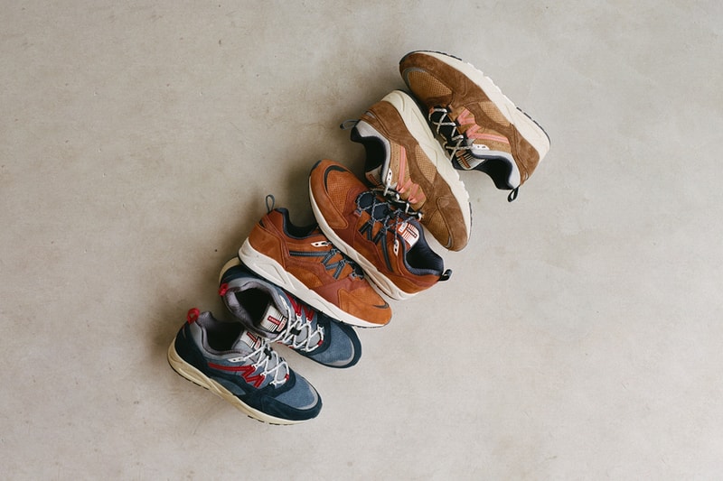 karhu fusion 2.0 fall 2021 suede pack fiery red burnt cadmium orange rubber release details information
