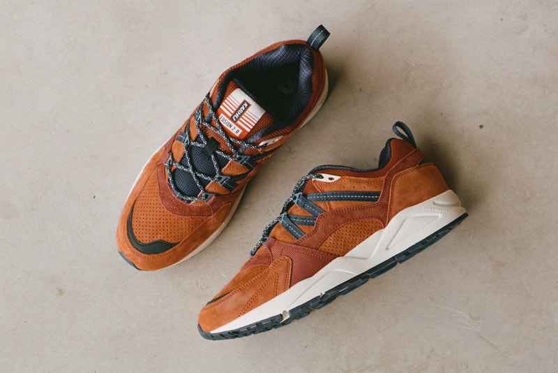 karhu fusion 2.0 fall 2021 suede pack fiery red burnt cadmium orange rubber release details information