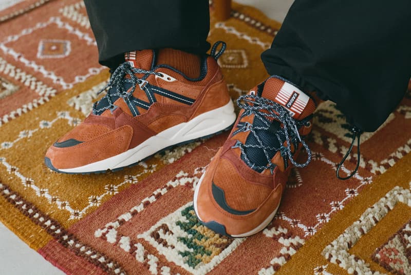 karhu fusion 2.0 fall 2021 suede pack fiery red burnt cadmium orange rubber release details information