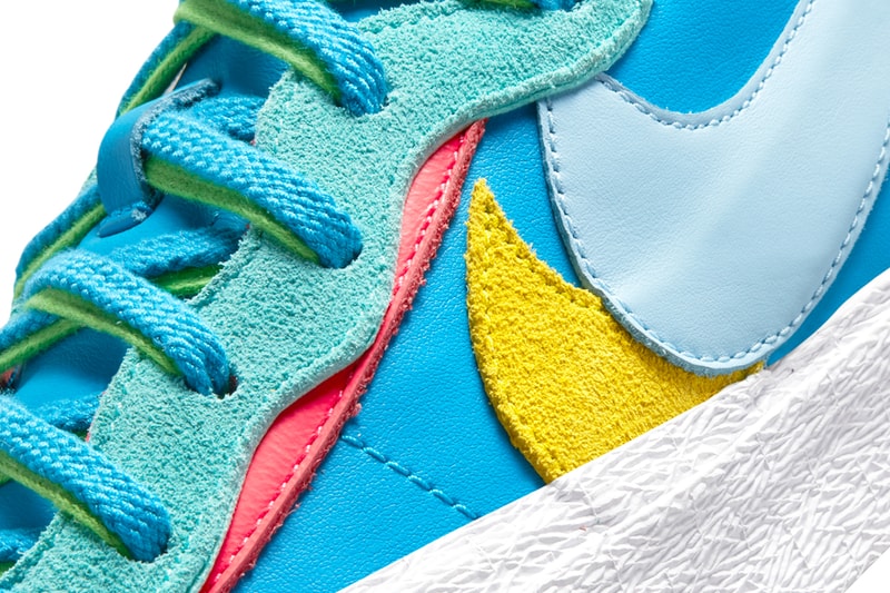 KAWS sacai Nike Blazer Low Official Look Release Info DM7901-400 DM7901-500 DM7901-600 Date Buy Price 