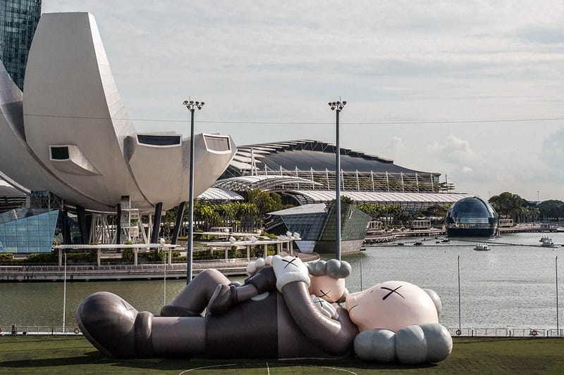 'KAWS:HOLIDAY' Singapore Has Officially Landed On The World's Largest Floating Stage