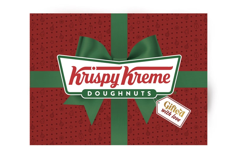 Krispy Kreme Christmas 2021 Doughnuts announcement Doughman Sprinkle Bells Tree Yo’self So Good Pud Dozen Creations Kit Piped Say Merry Christmas Half Dozen 