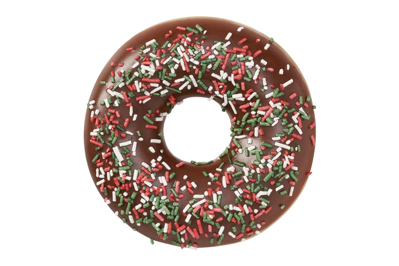 Krispy Kreme Christmas 2021 Doughnuts announcement Doughman Sprinkle Bells Tree Yo’self So Good Pud Dozen Creations Kit Piped Say Merry Christmas Half Dozen 