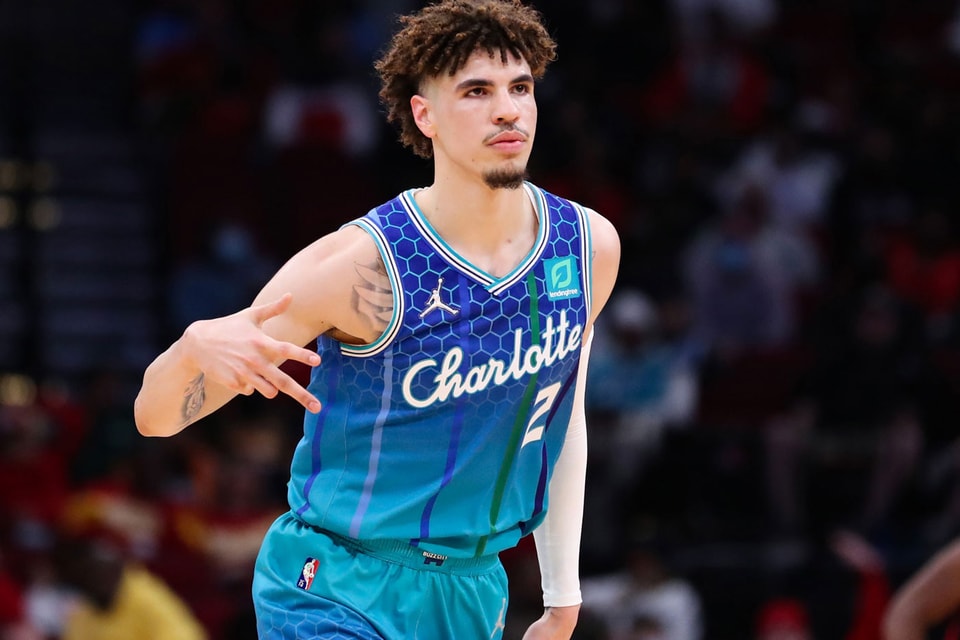 LaMelo Ball Buzz City Charlotte Hornets City Jersey Mens Large New