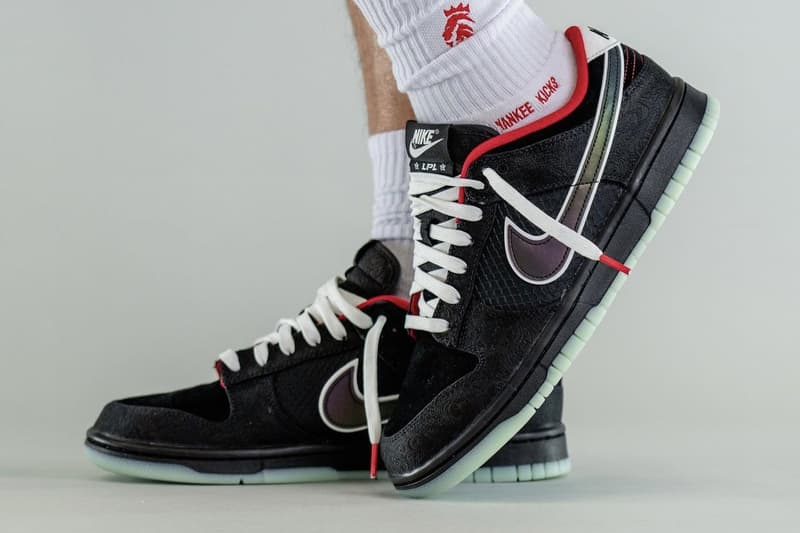 League of Legends Pro League LPL x Nike Dunk Low DO2327-011 On-Foot Look Riot Games