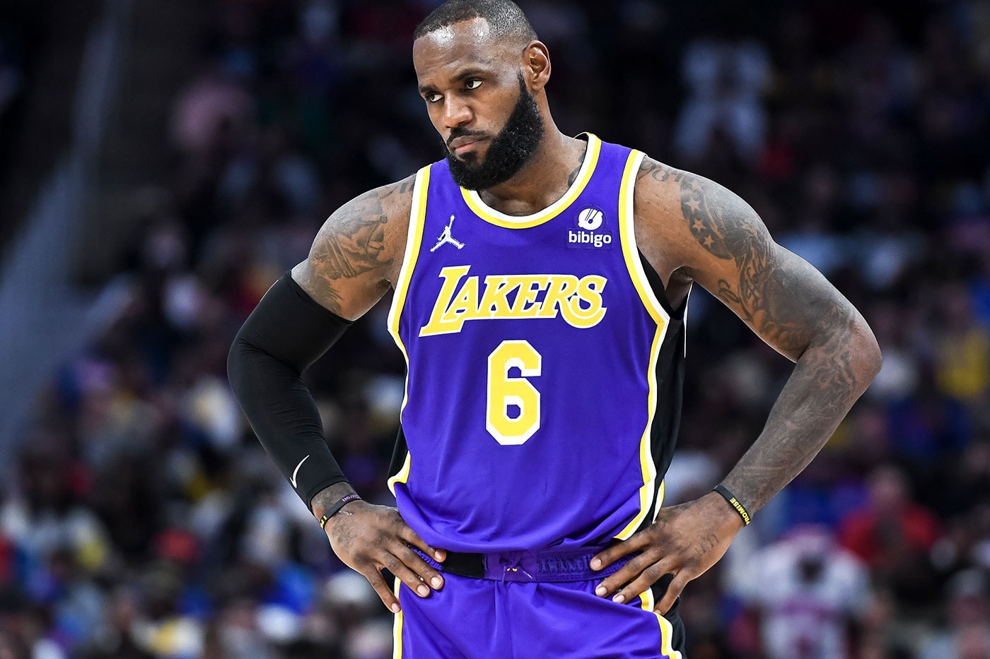 LeBron James Gets Two Fans Ejected from arena indiana pacers los angeles lakers game