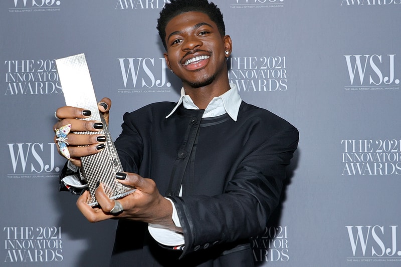 Lil Nas X Wins wall street journal 2021 Innovator Award playboi carti tribute