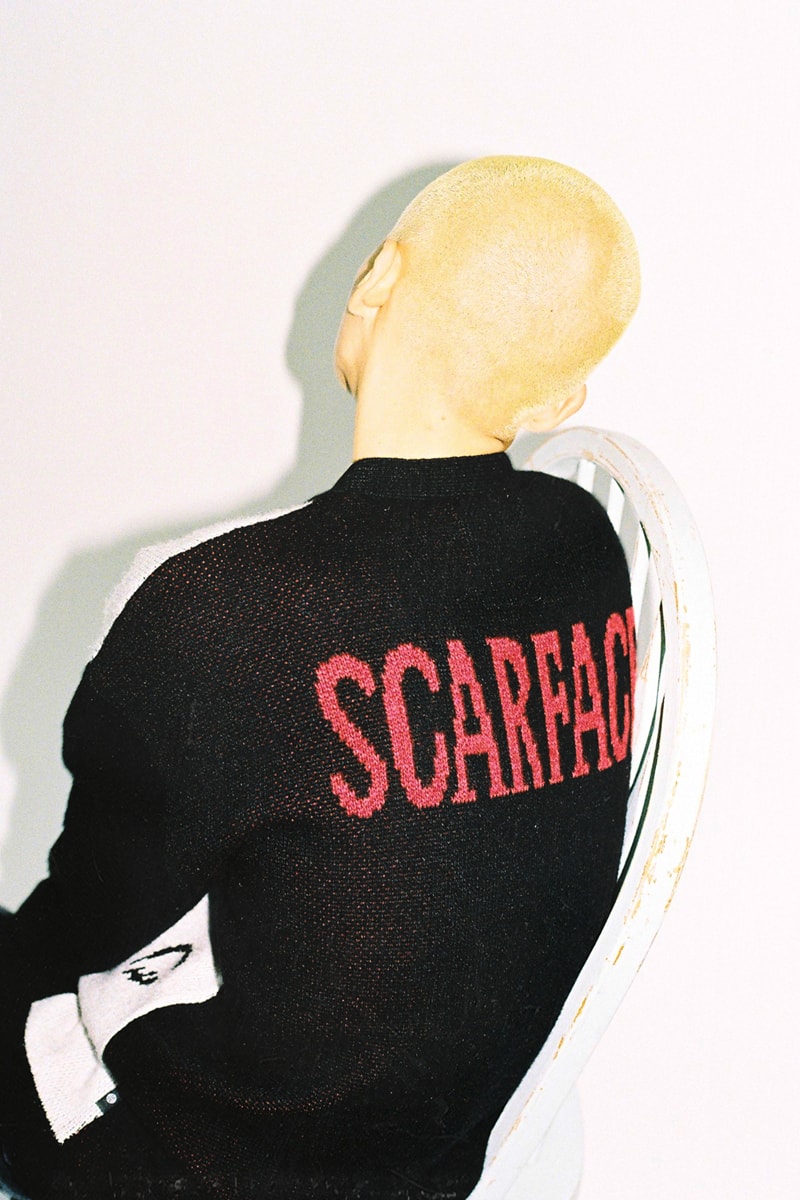 lost management cities LMC film movie scarface collaboration collection al pacino tony montana 26 items outwear knitwear hoodies sweaters jeans release info November 19