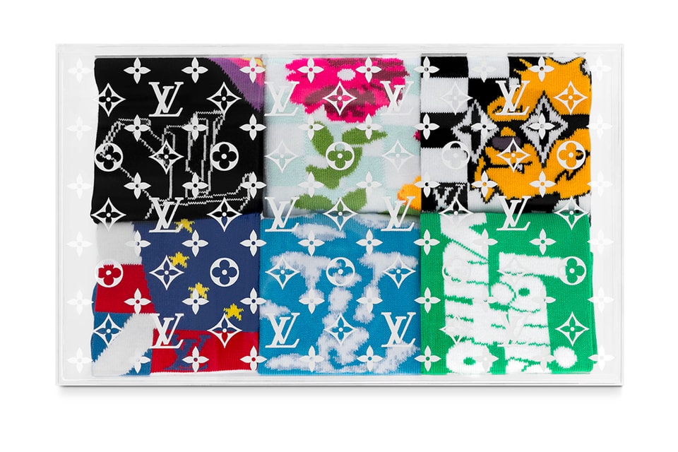 Louis Vuitton 3 Socks Set Multicolor Cotton. Size 6 Months