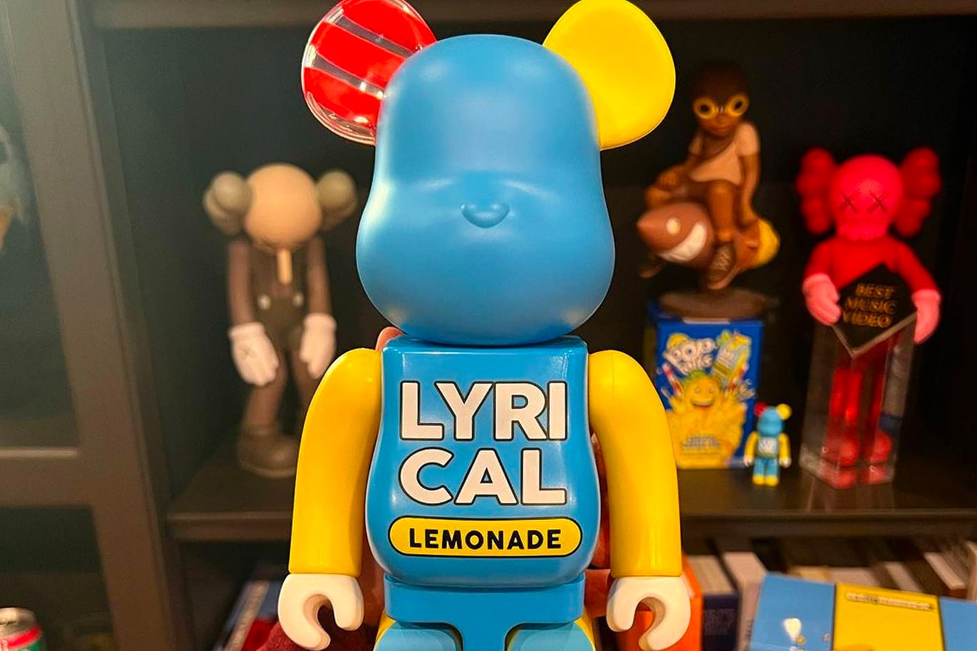 Cole Bennett 800 Lyrical Lemonade Medicom Toy Bearbrick 100 400 straw yellow blue red collaboration new coming soon release info 