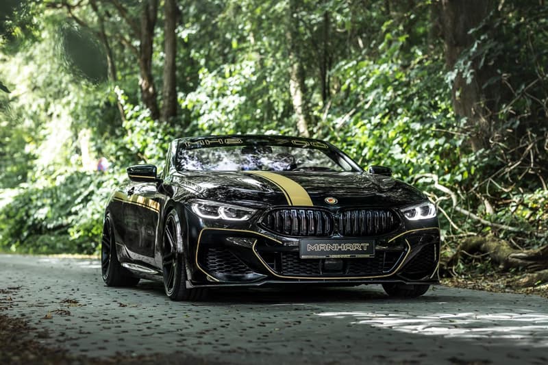 BMW M850i MANHART MH8 700 Cabriolet Convertible 4.4-Liter Bi-Turbo V8 Luxury German GT Car Tuned Customized First Look